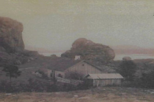 Bilde av Lahelle sett fra Sjuvenga 1925-1930